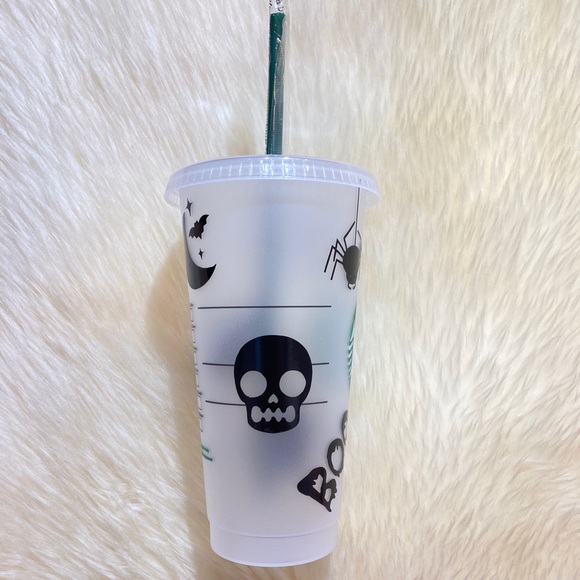 Starbucks Custom ☠️ Halloween Icon Frosted Tumbler - Picture 4 of 14